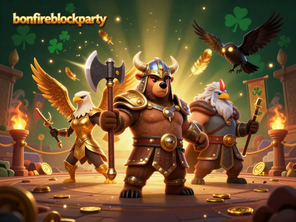 Engage in the thrilling bonfireblockparty with vibrant casino online play, featuring epic characters and rich gaming elements.